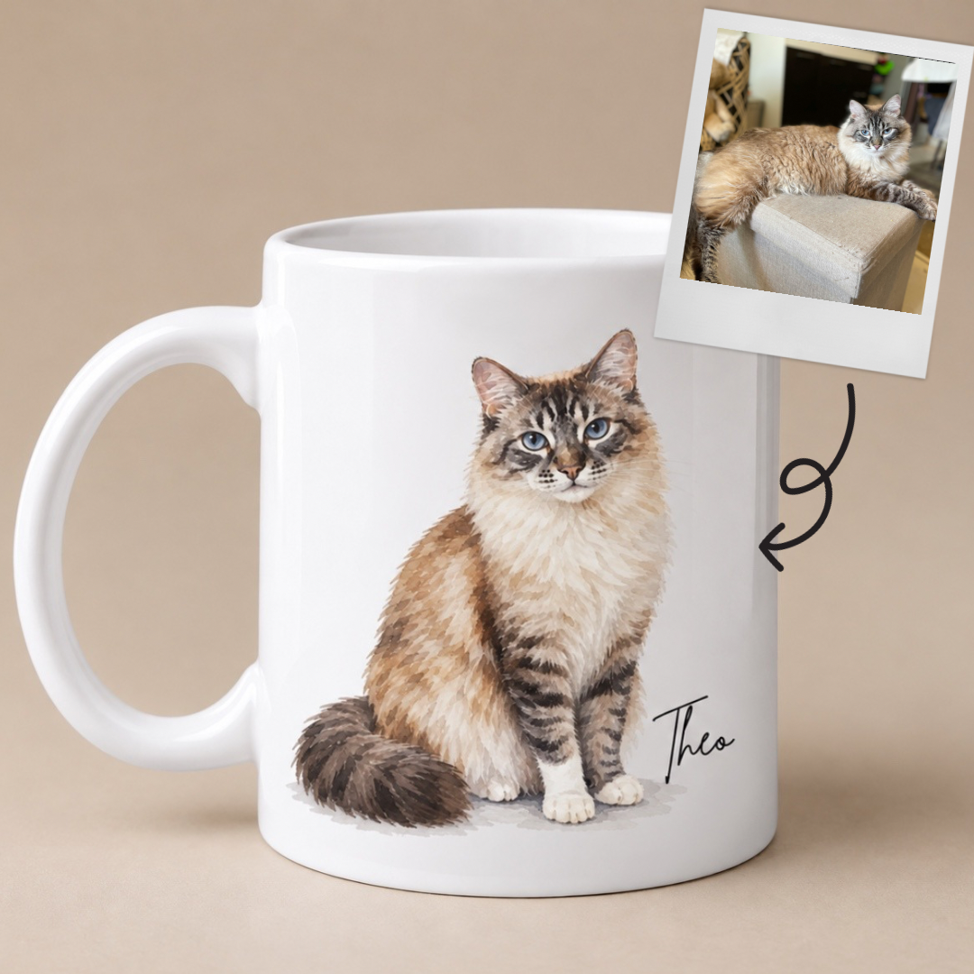 Personalised Cat Mug