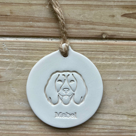 Personalised Working Cocker Spaniel Decoration