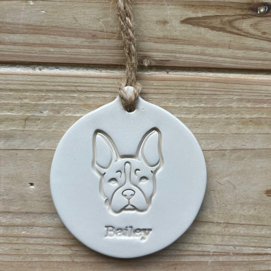 Personalised Boston Terrier Decoration