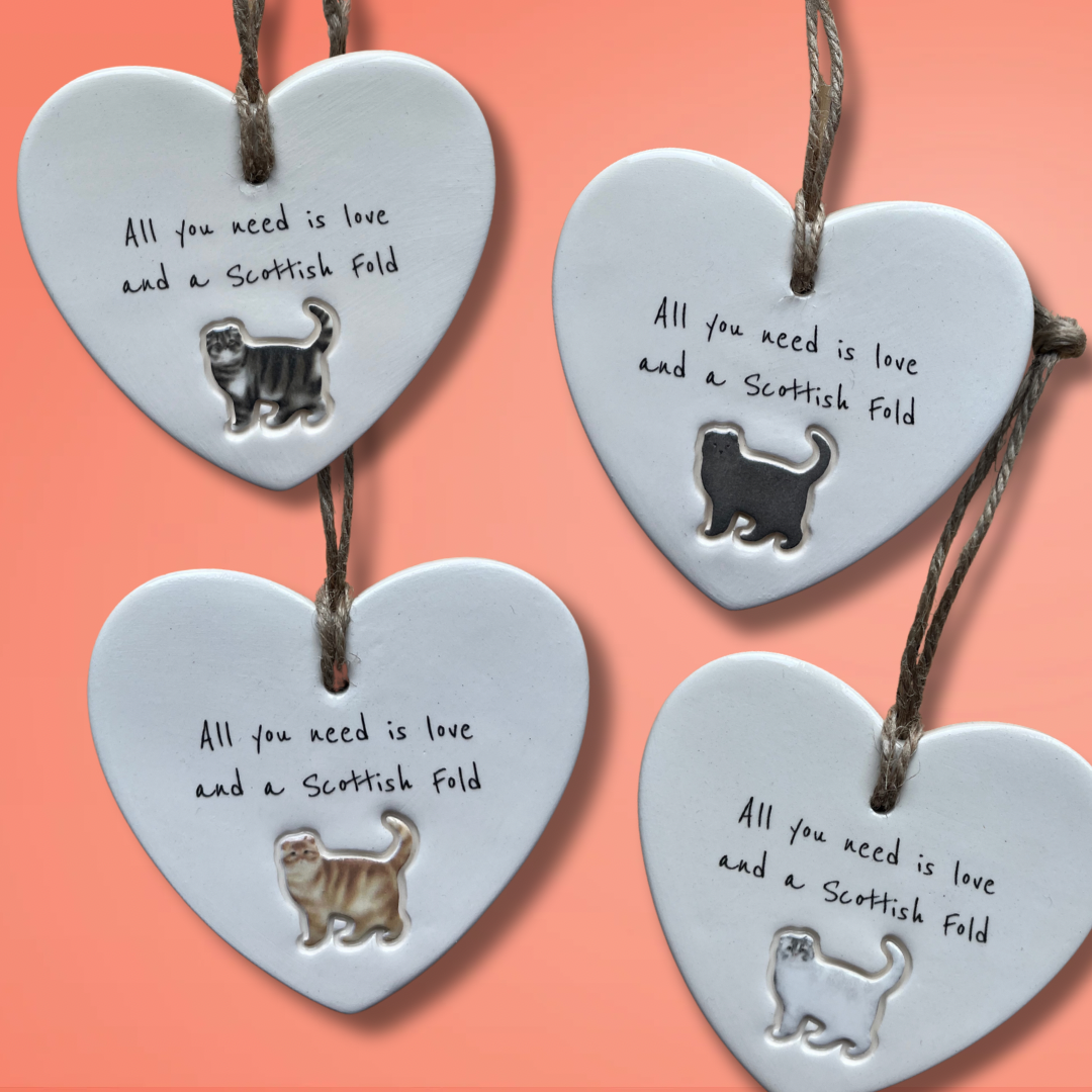 Scottish Fold Cat Ornament