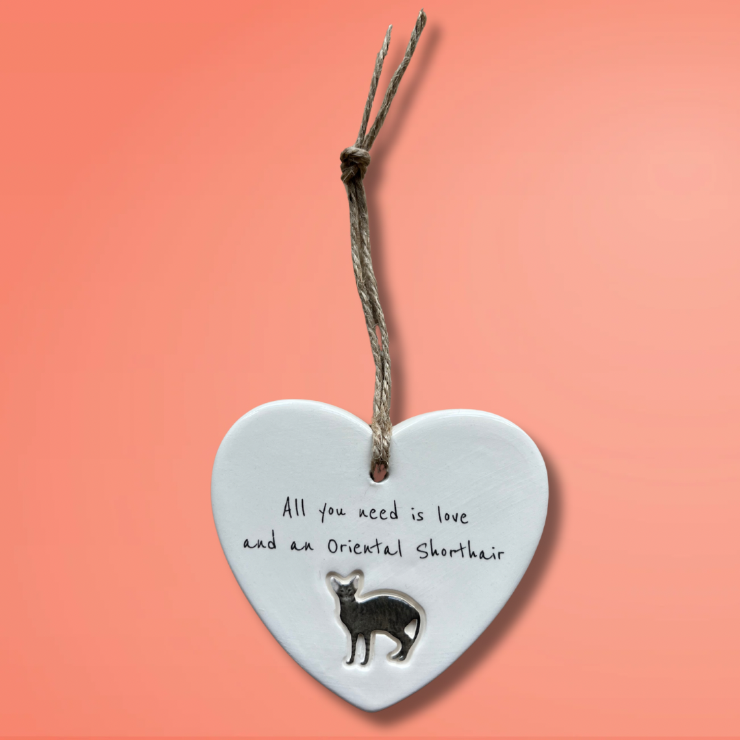 Oriental Shorthair Cat Ornament