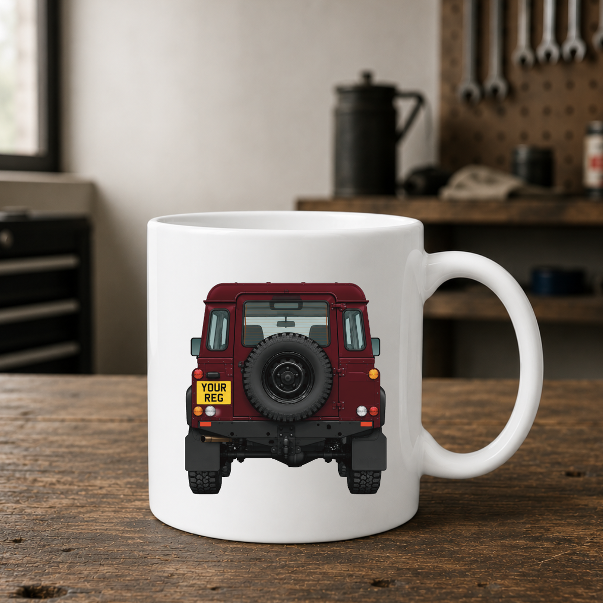 Personalised Landrover Defender Mug