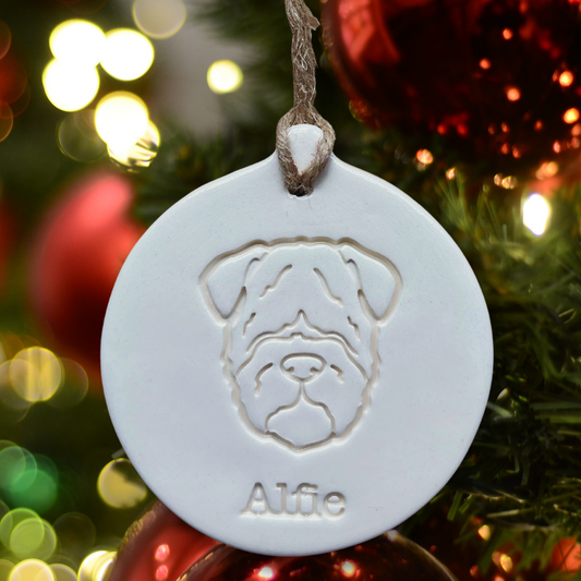 Personalised Wheaten Terrier Bauble