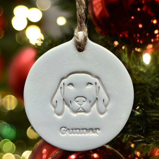 Personalised Weimaraner Bauble