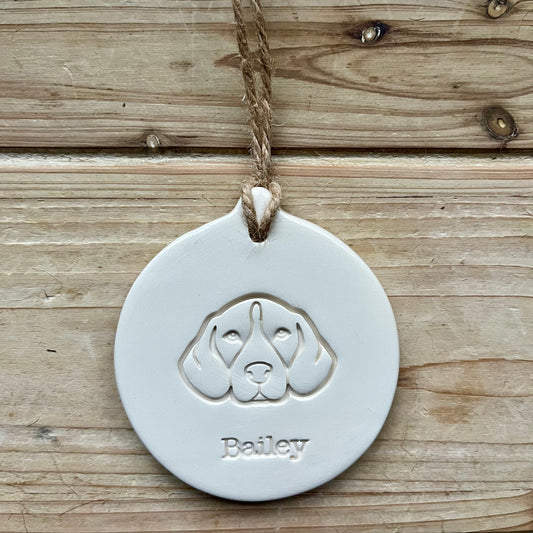 Personalised Beagle Decoration