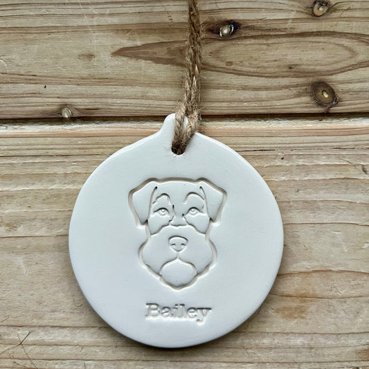 Personalised Airedale Terrier Decoration
