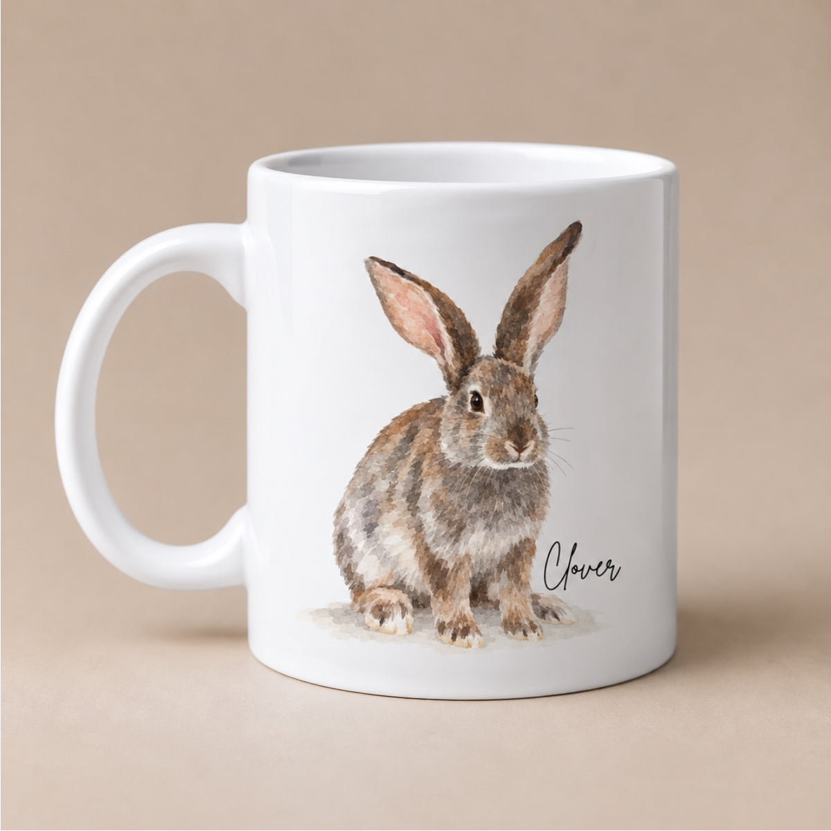 Personalised Rabbit Mug