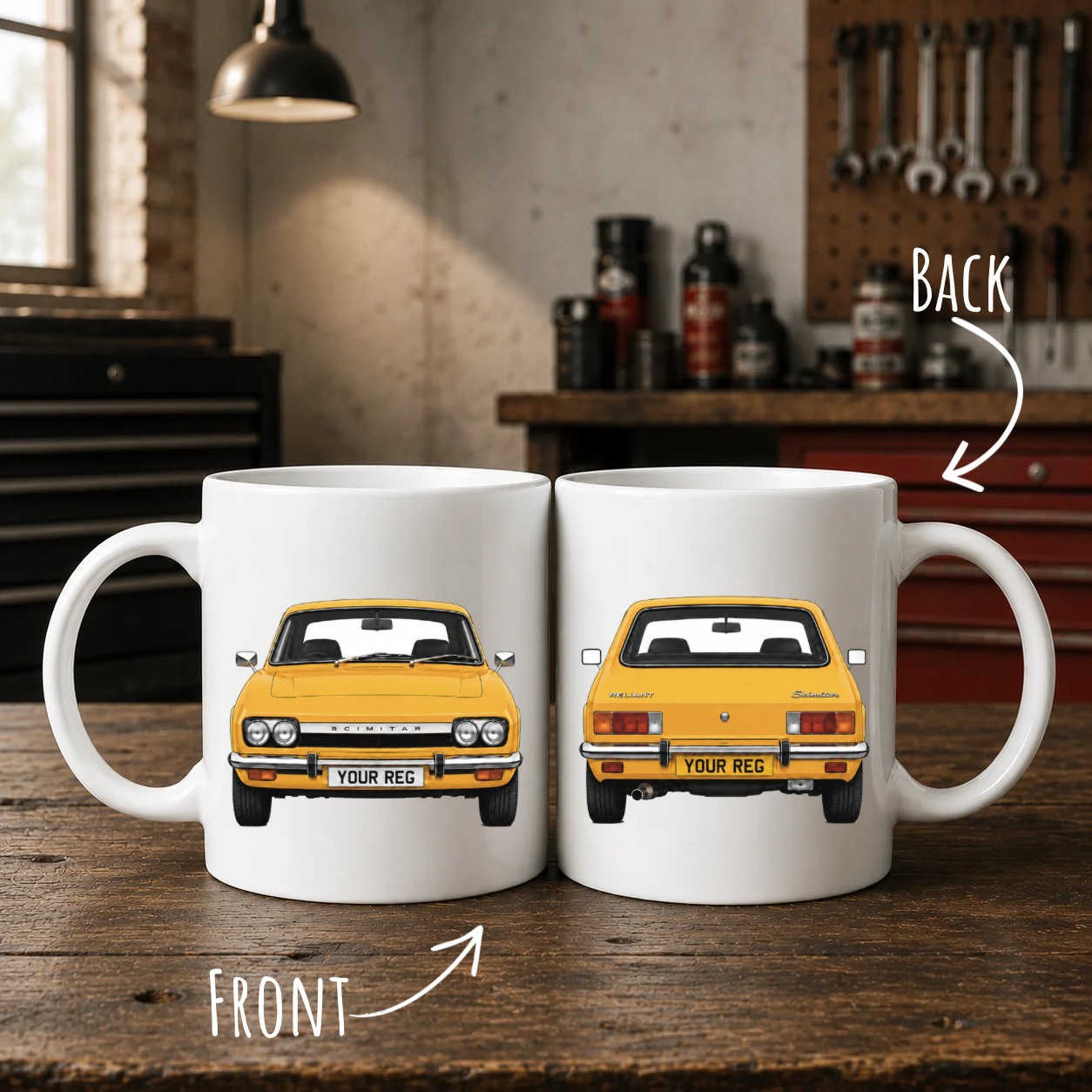 Personalised Reliant Scimitar Mug