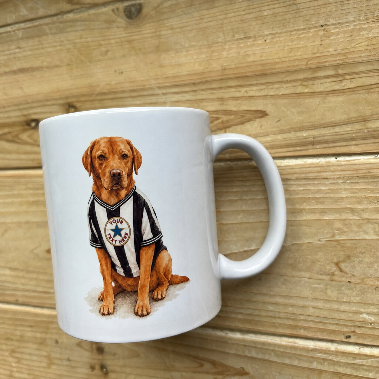 Personalised Newcastle Dog Mug