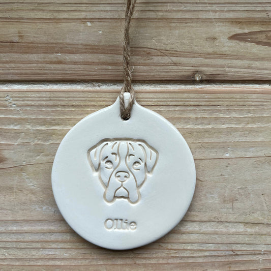 Personalised Boxer Decoration