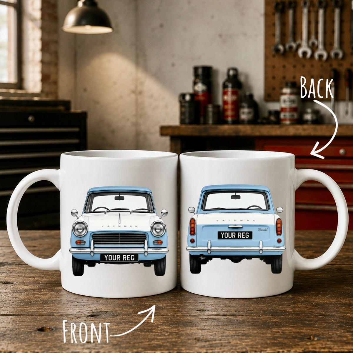 Personalised Triumph Herald Mug