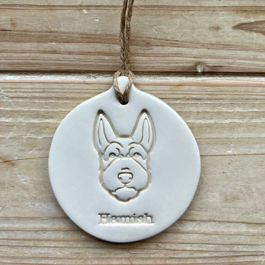 Personalised Scottish Terrier Decoration