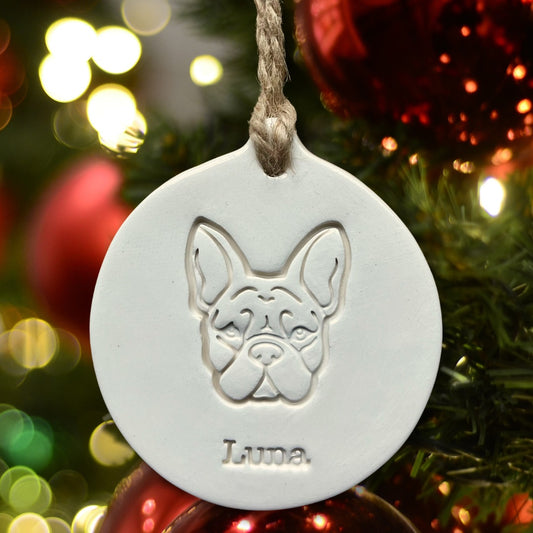 Personalised French Bulldog Bauble