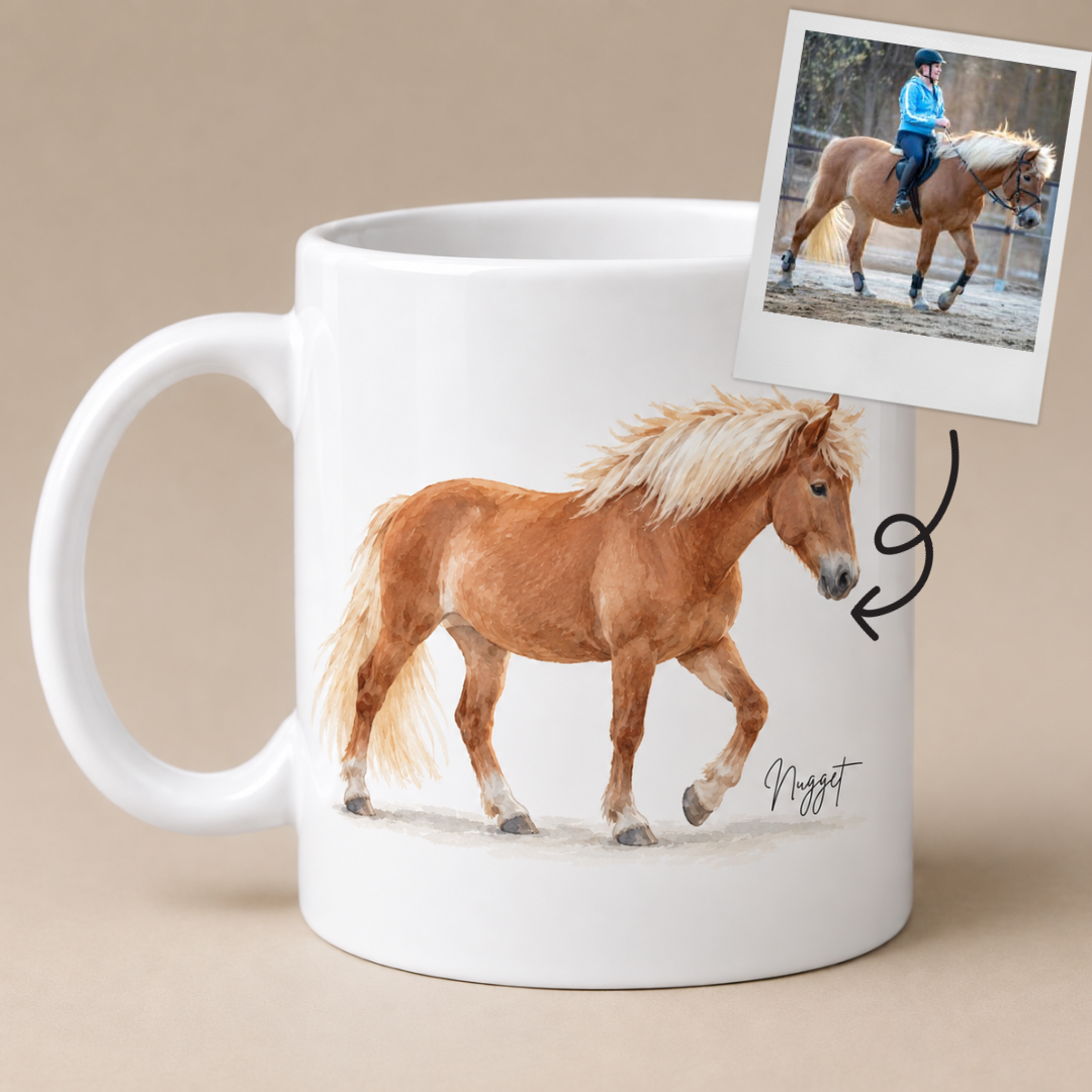 Personalised Horse Mug