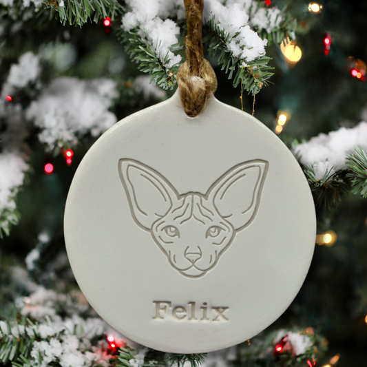 Personalised Sphynx Cat Bauble