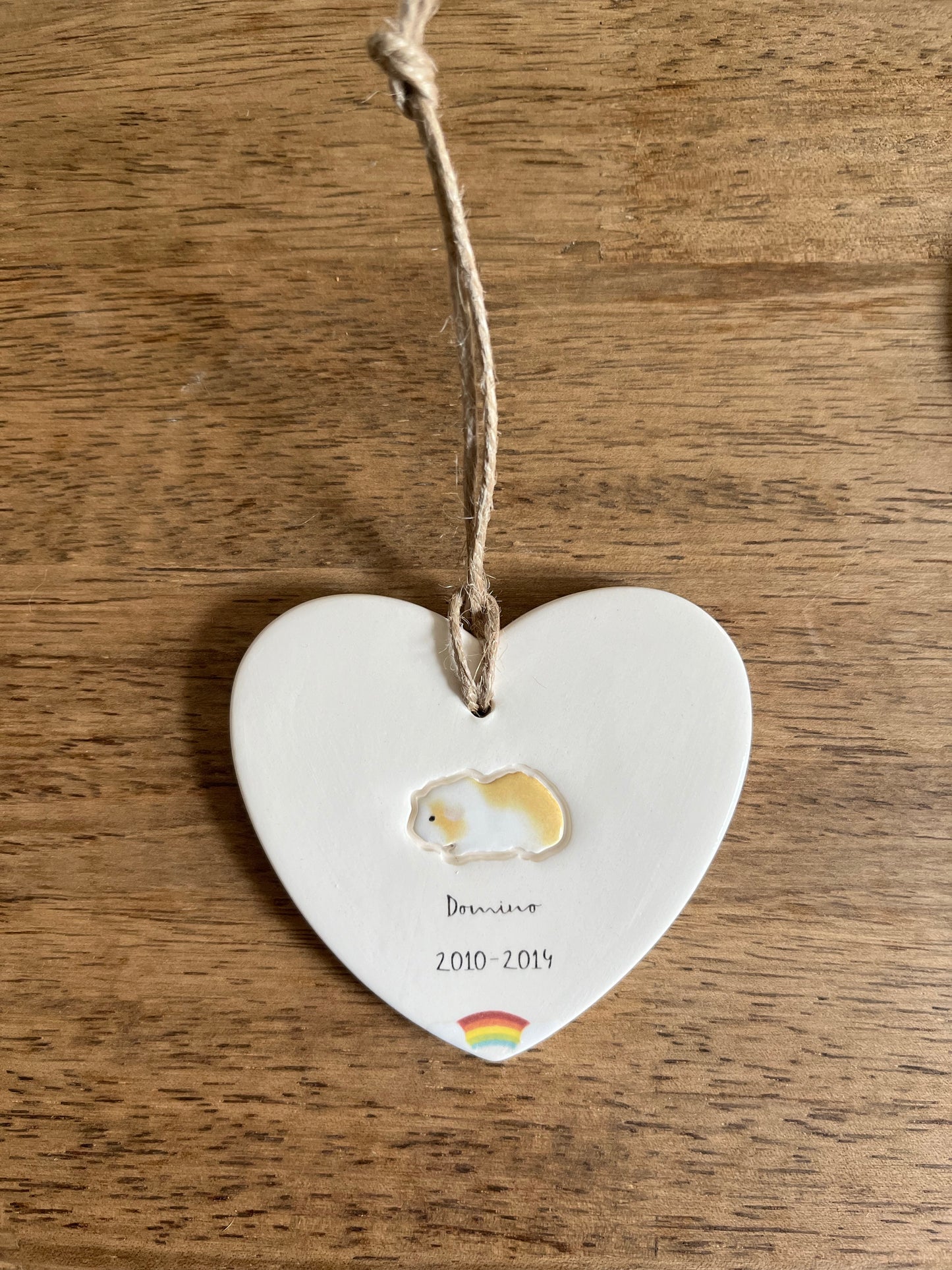 Personalised Guinea Pig memorial decoration