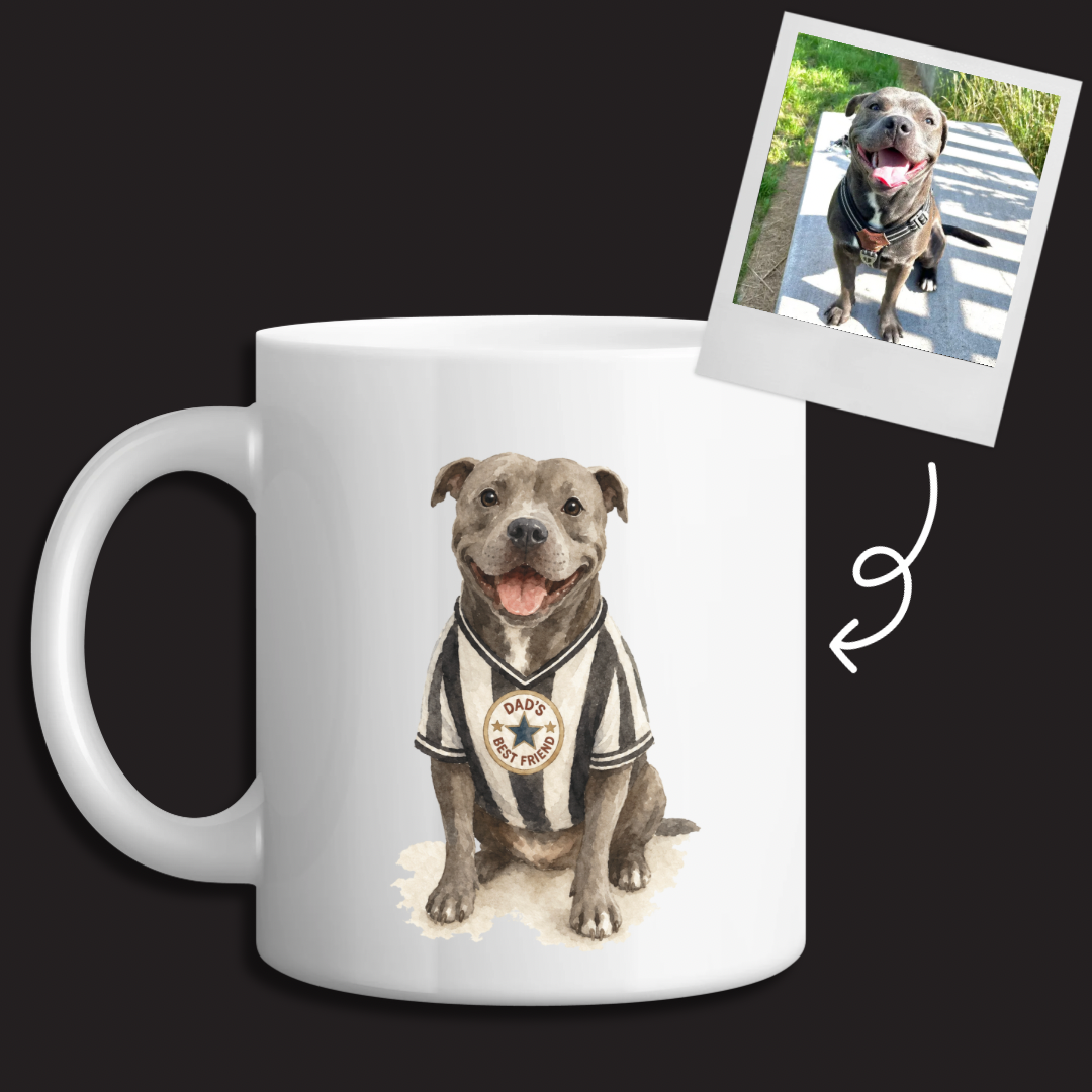Personalised Father’s Day Newcastle Dog Mug