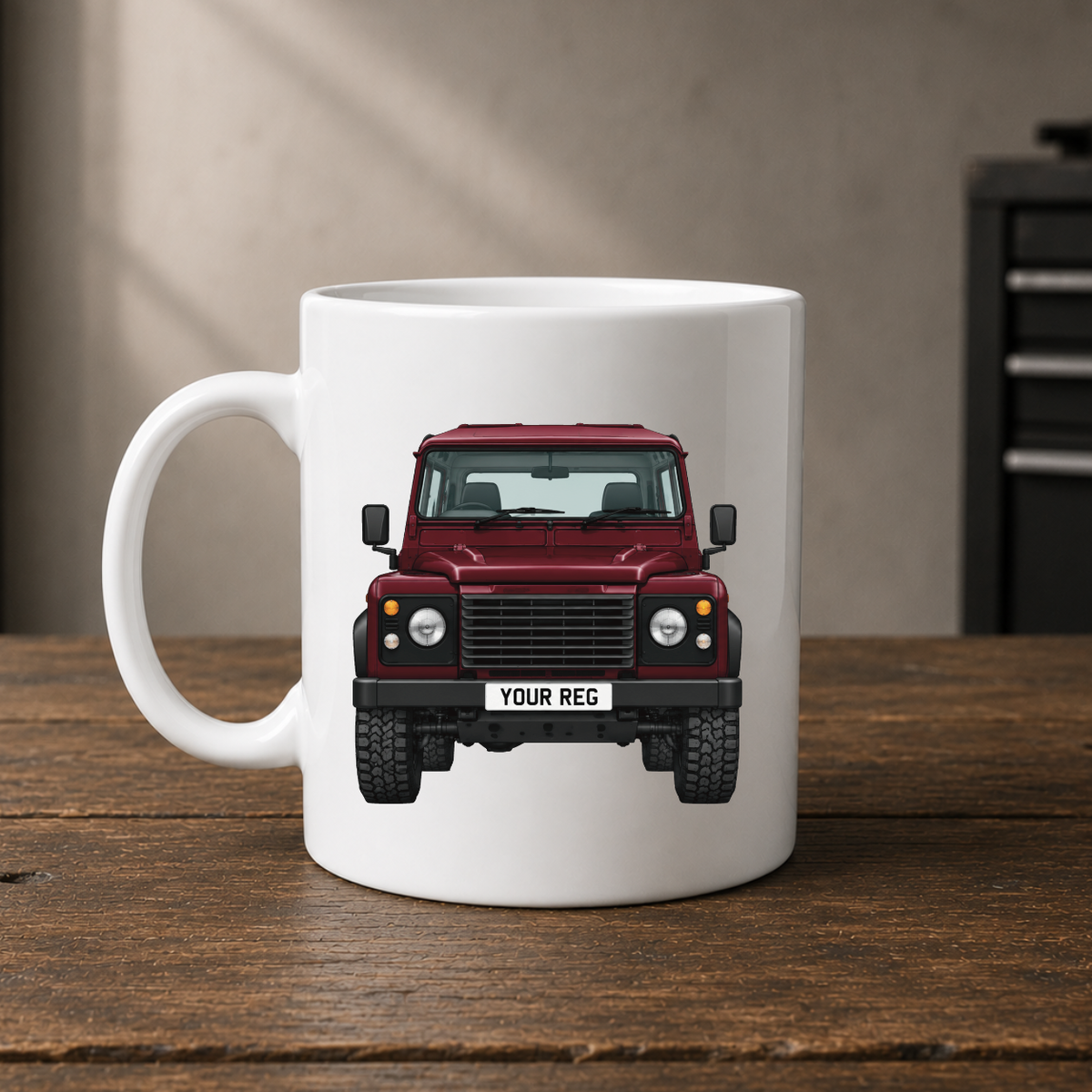 Personalised Landrover Defender Mug