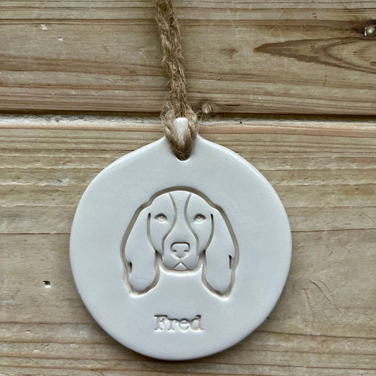 Personalised Springer Spaniel Decoration