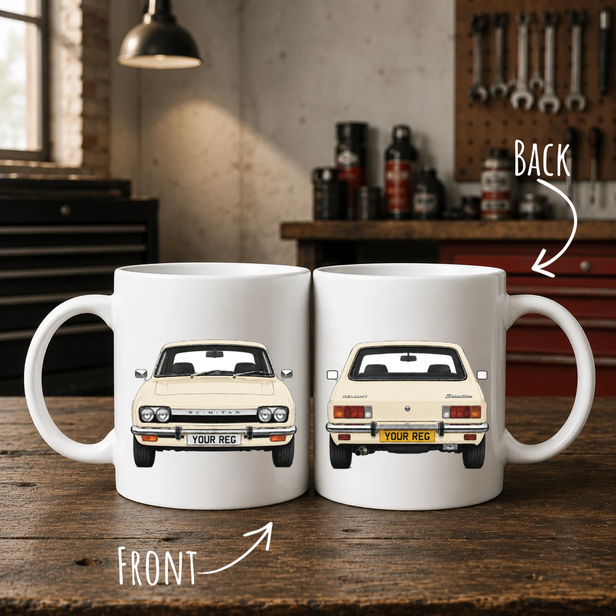 Personalised Reliant Scimitar Mug