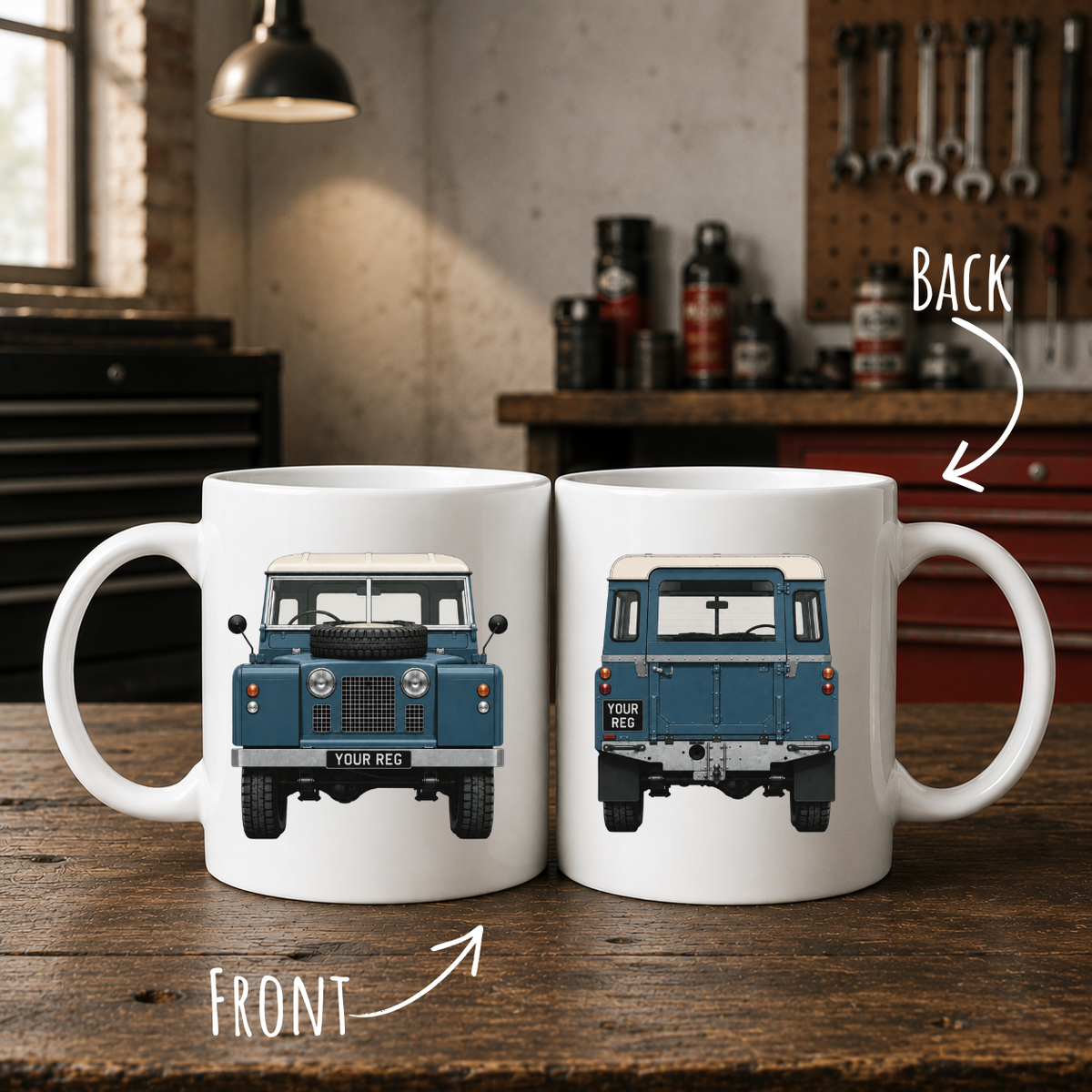Personalised Landrover Series 2 Mug