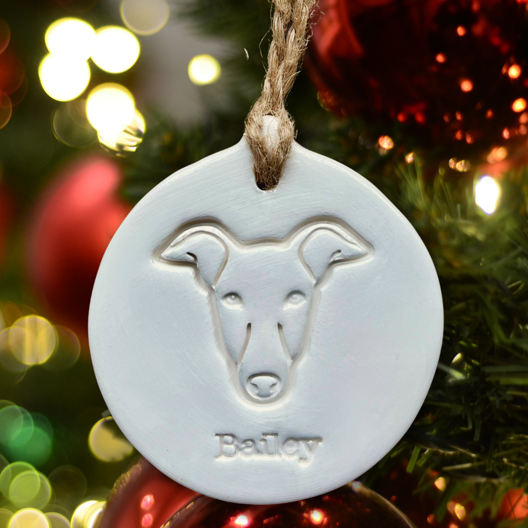 Personalised Greyhound Bauble