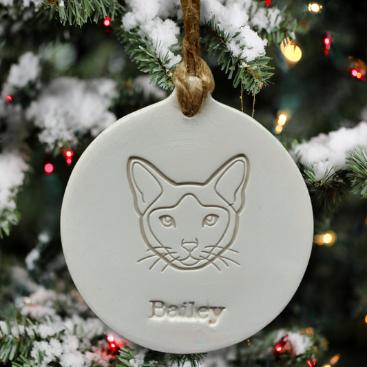 Personalised Burmese Cat Bauble