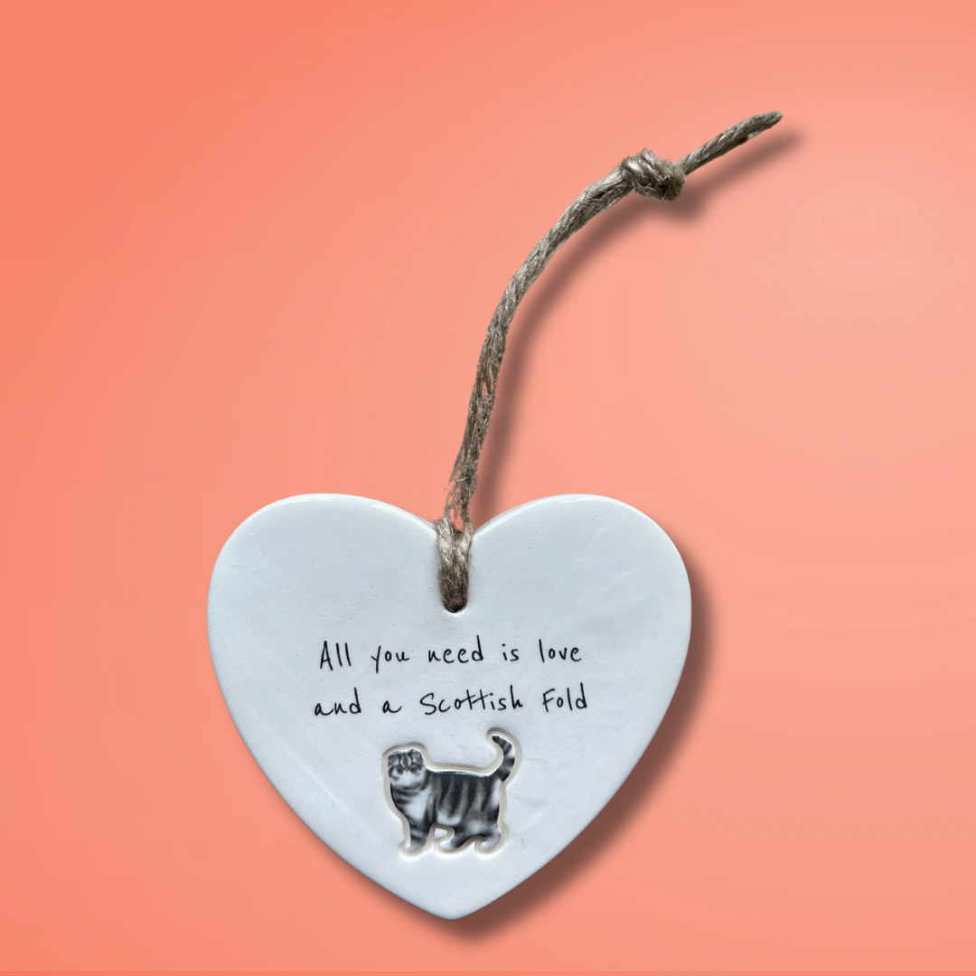 Scottish Fold Cat Ornament