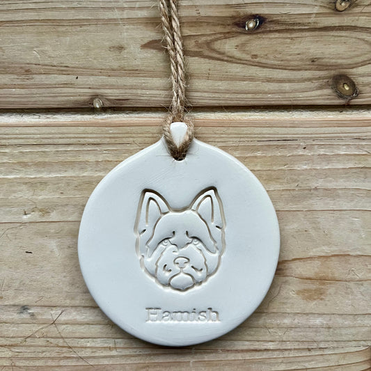 Personalised Westie Decoration