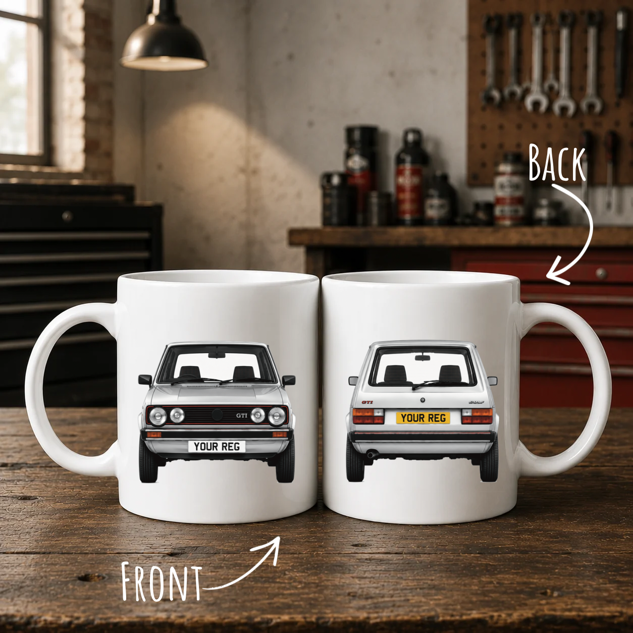 Personalised Golf GTI Mk1 Mug