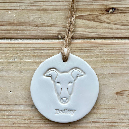 Personalised Greyhound Decoration