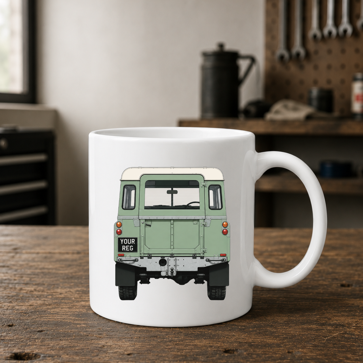 Personalised Landrover Series 2 Mug