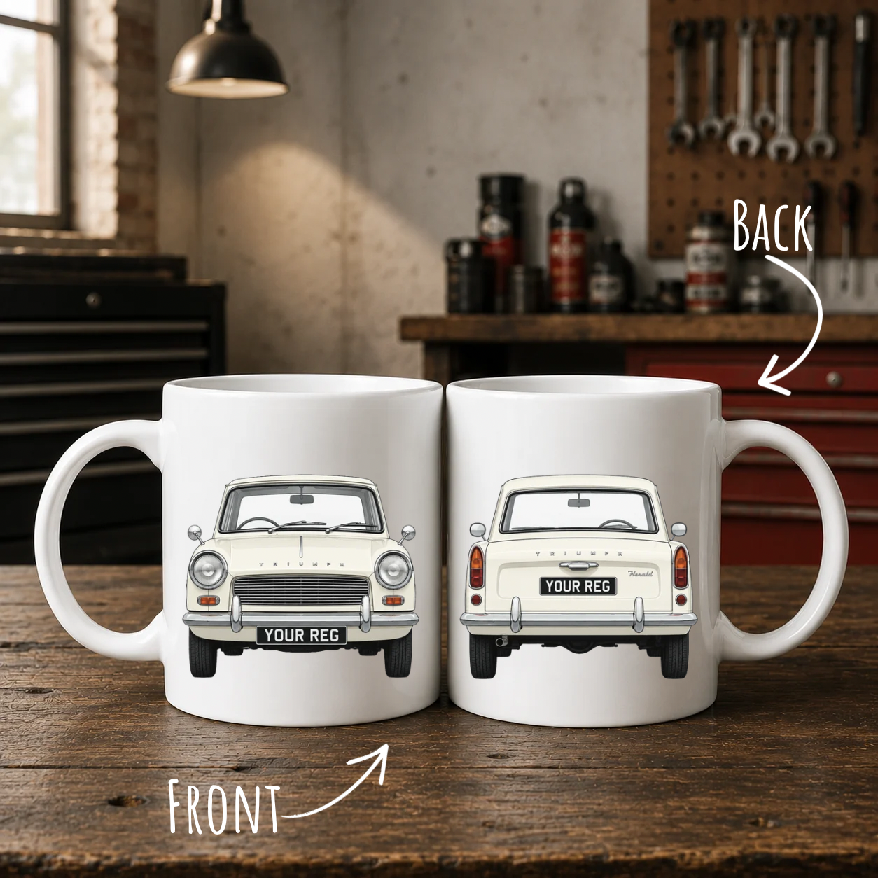 Personalised Triumph Herald Mug