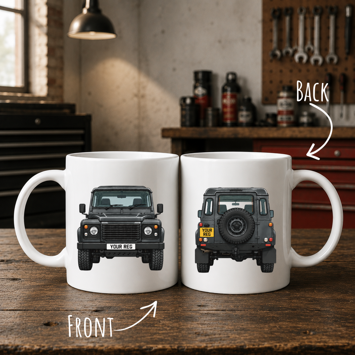 Personalised Landrover Defender Mug