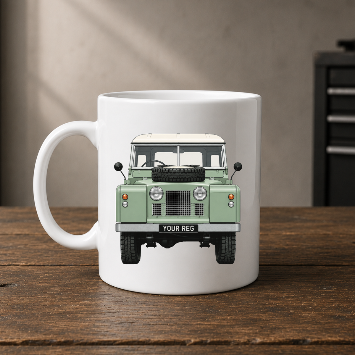 Personalised Landrover Series 2 Mug
