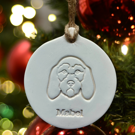 Personalised Basset Fauve de Bretagne Bauble