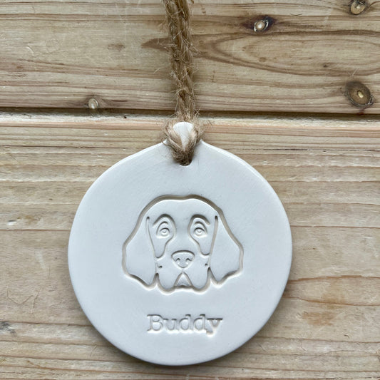 Personalised Clumber Spaniel Decoration