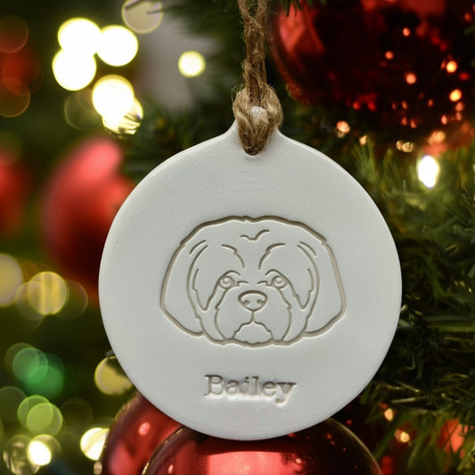 Personalised Shih Tzu Bauble