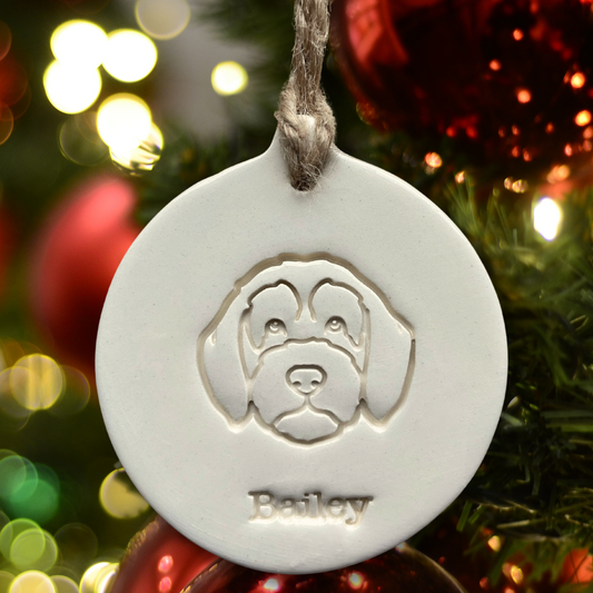 Personalised Labradoodle Bauble