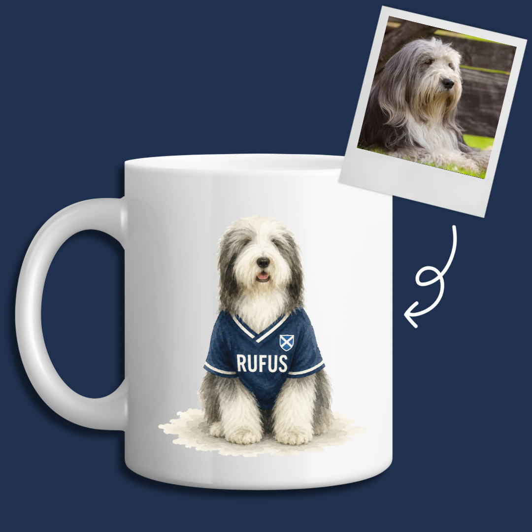 Personalised Scotland Dog Mug