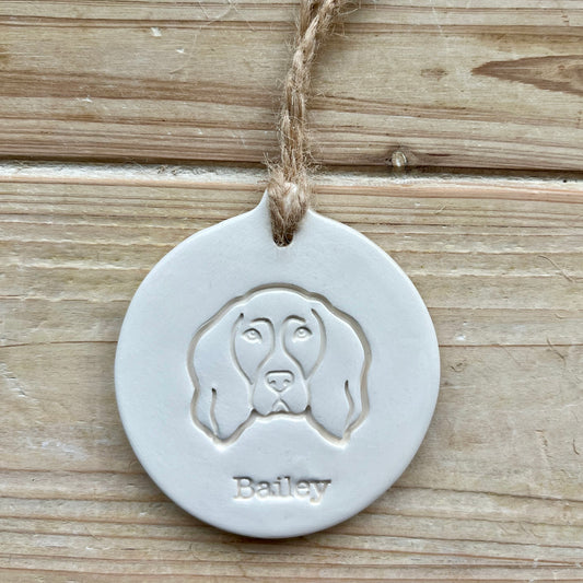 Personalised Sprocker Spaniel Decoration