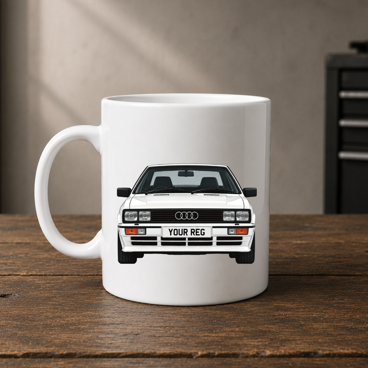 Personalised Audi Quattro Mug