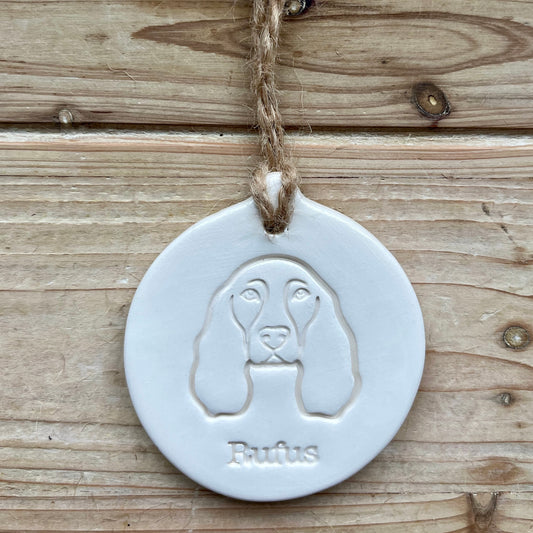 Personalised Field Spaniel Decoration