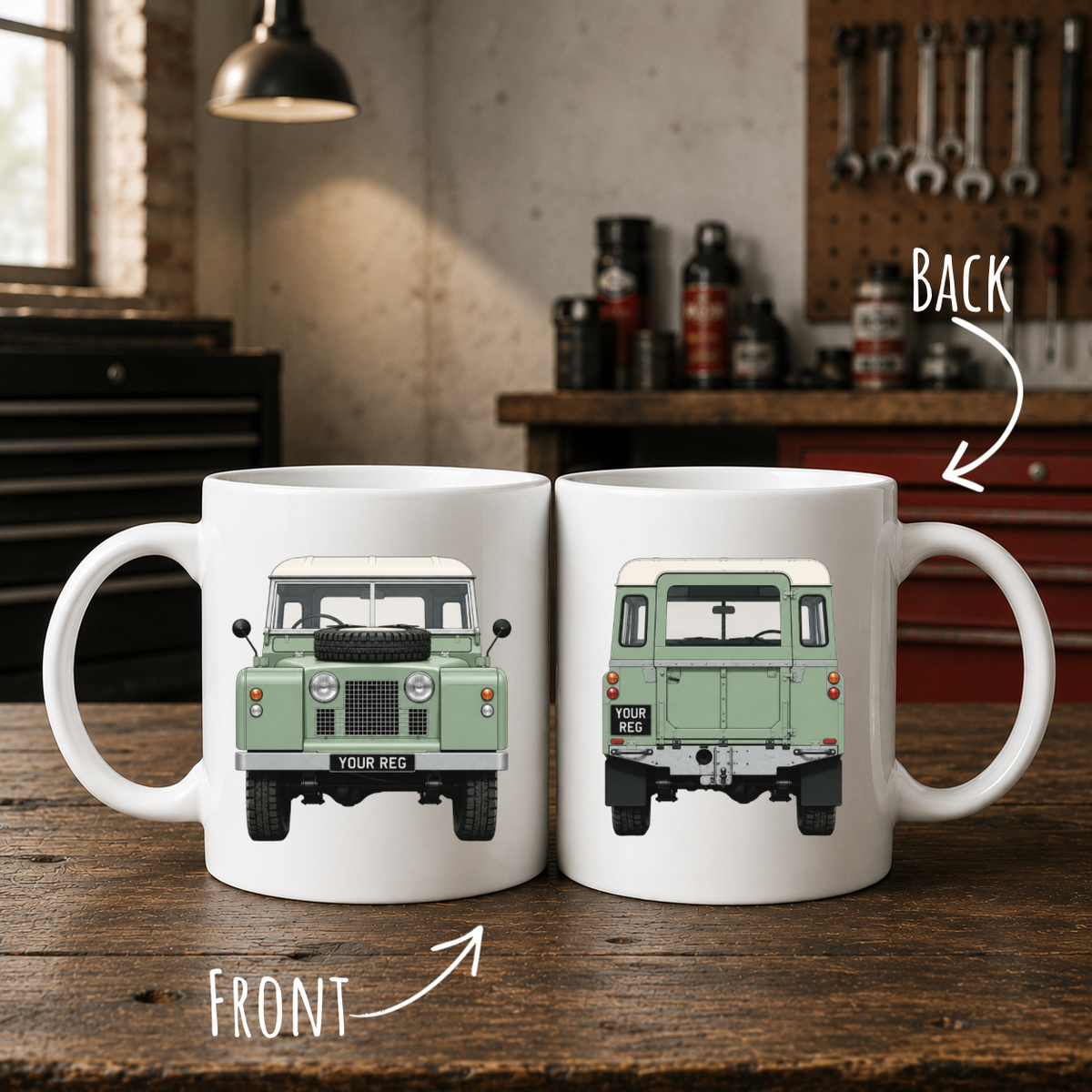 Personalised Landrover Series 2 Mug