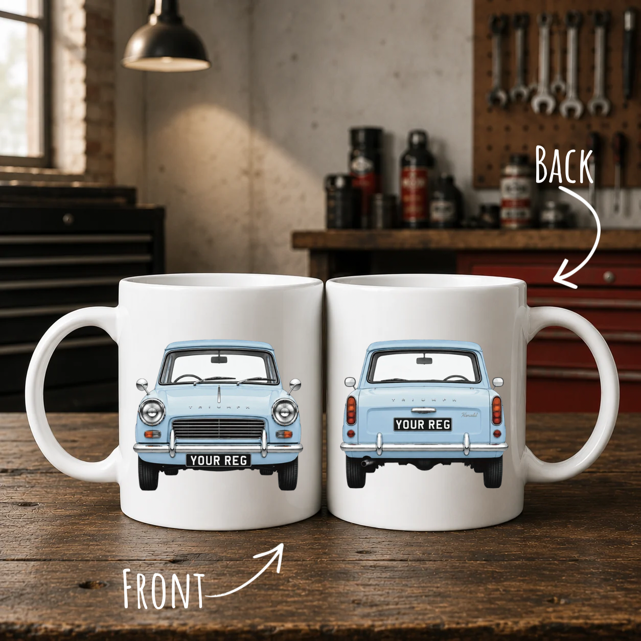 Personalised Triumph Herald Mug