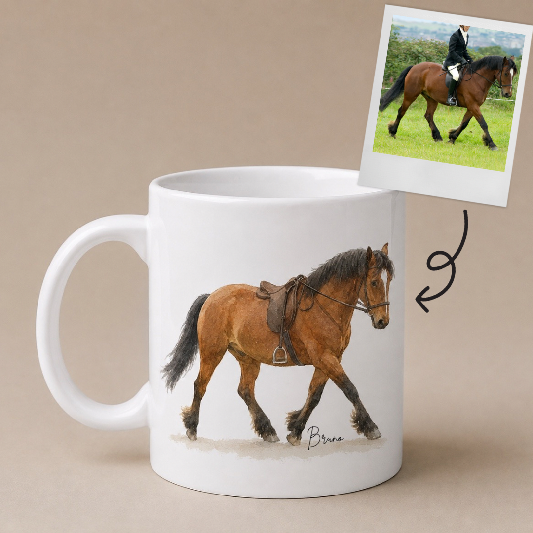 Personalised Horse Mug