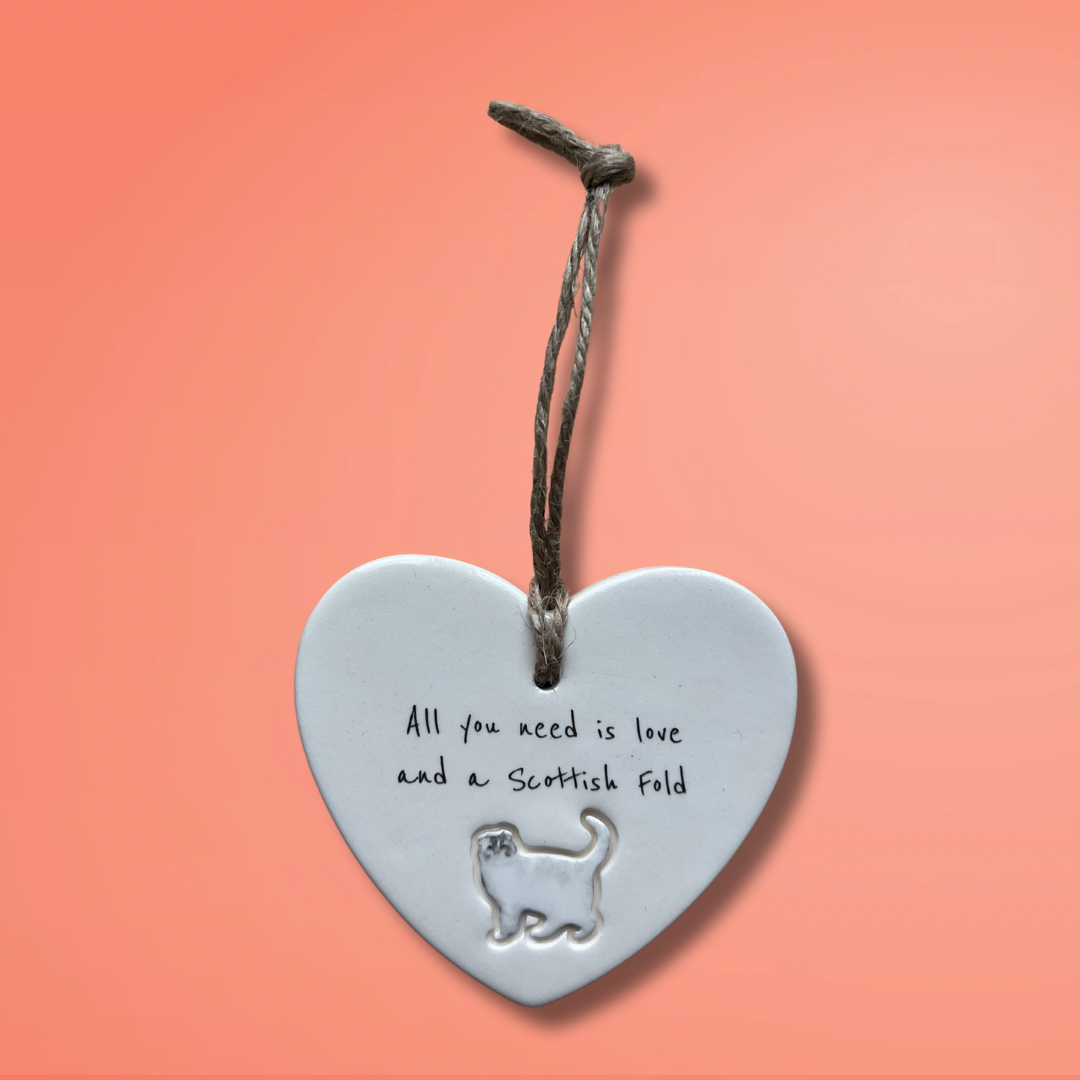 Scottish Fold Cat Ornament