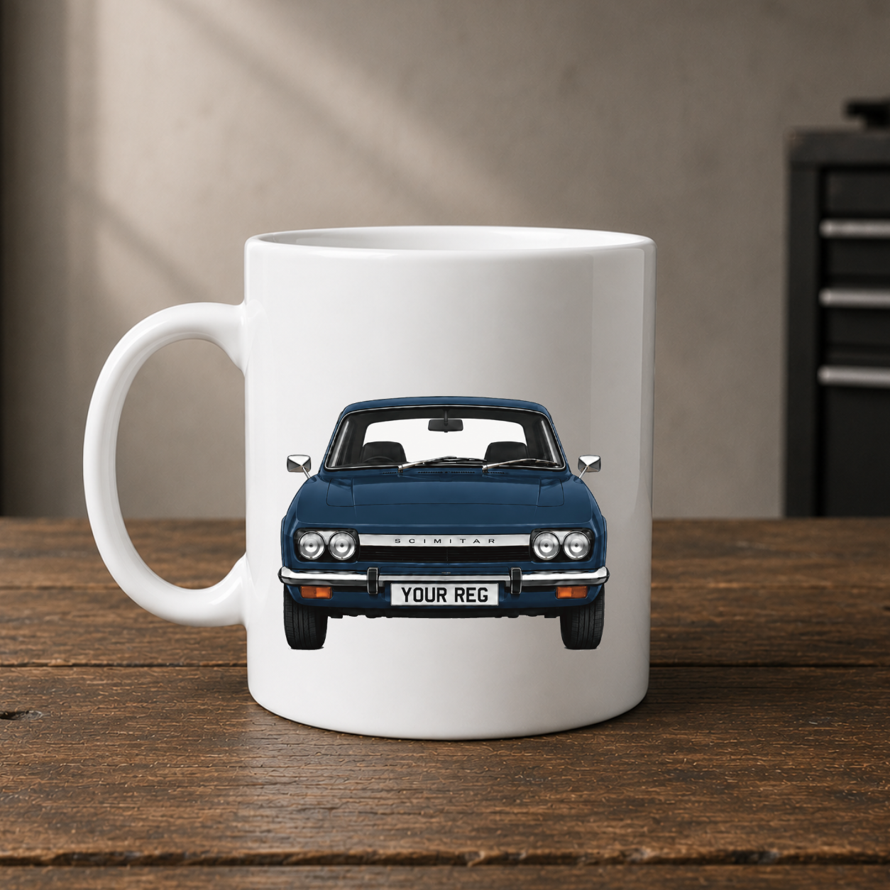 Personalised Reliant Scimitar Mug