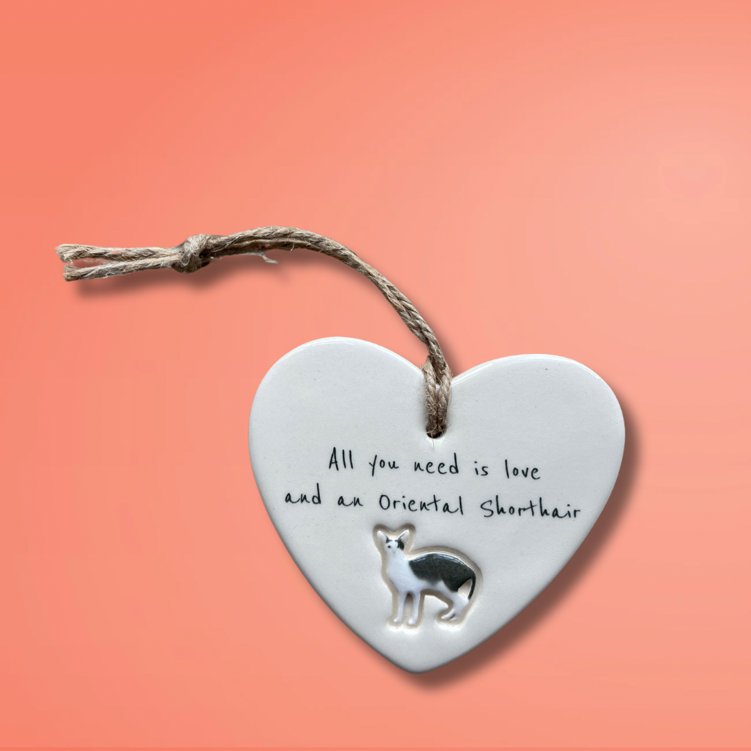 Oriental Shorthair Cat Ornament