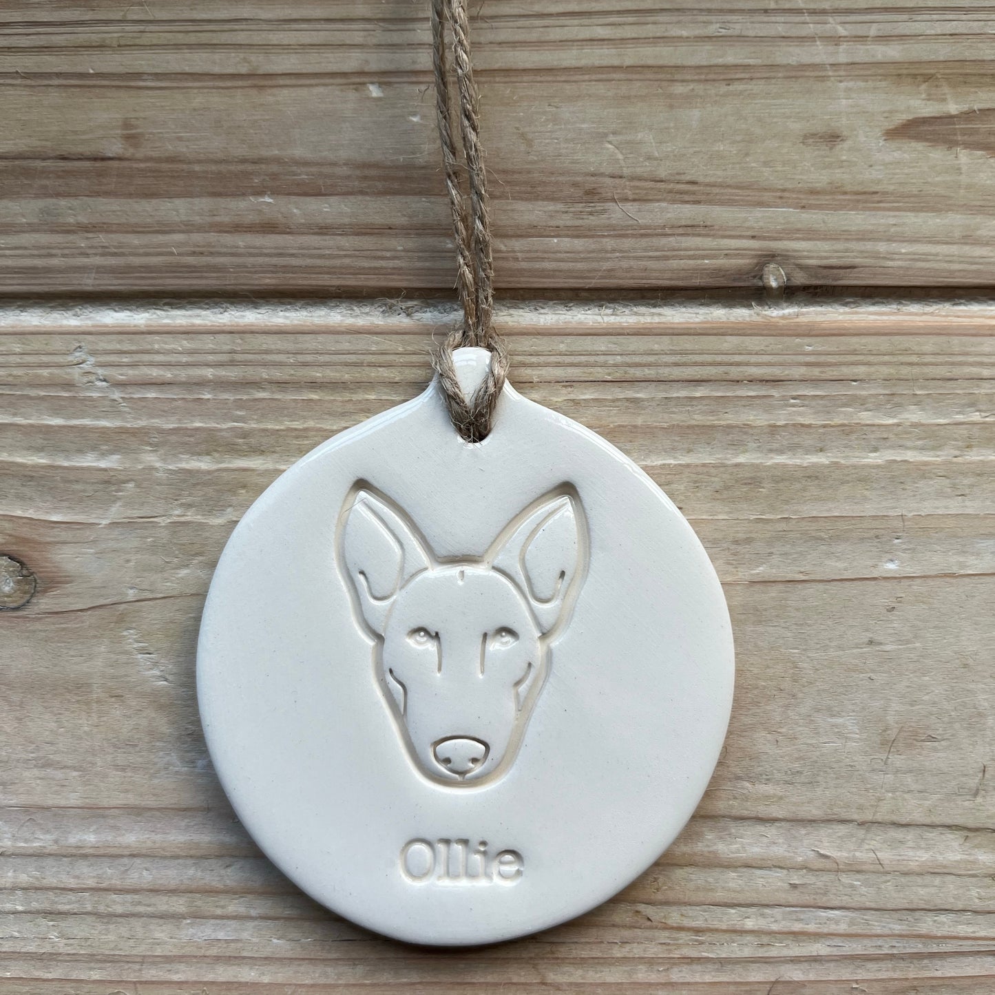 Personalised English Bull Terrier Decoration